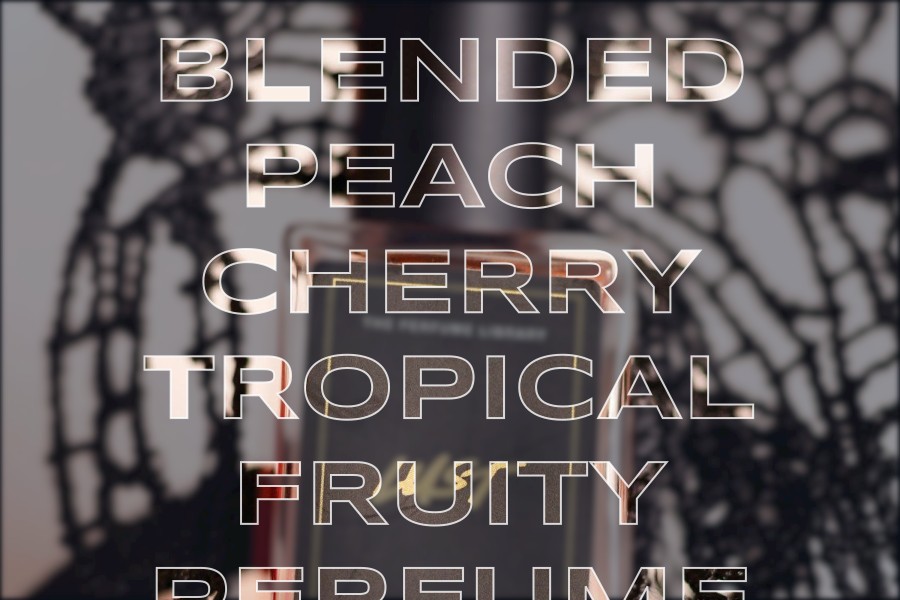 blended peach cherry tropical fruity perfume