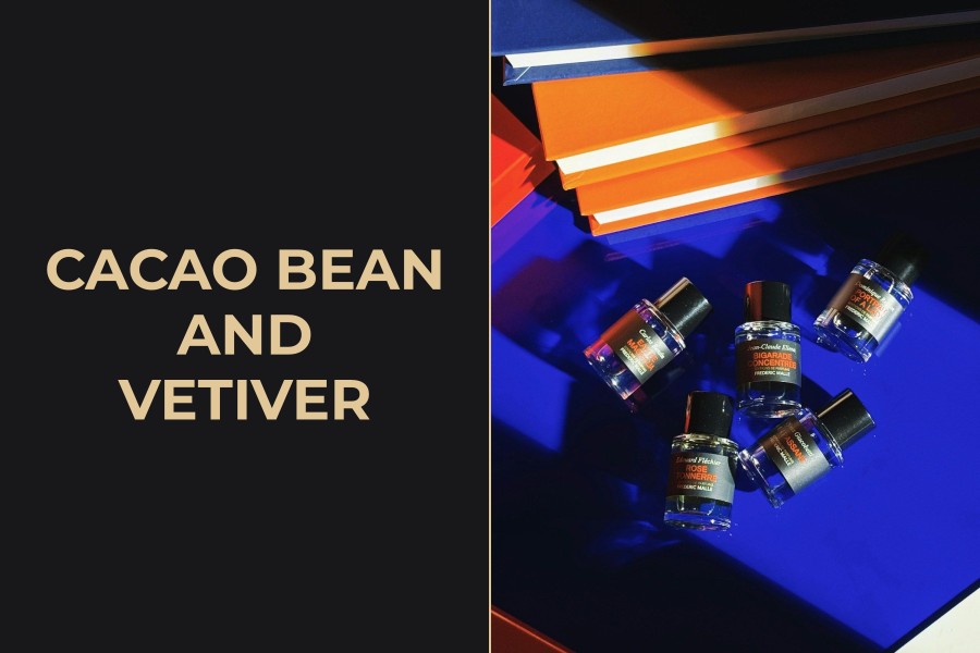 cacao bean and vetiver