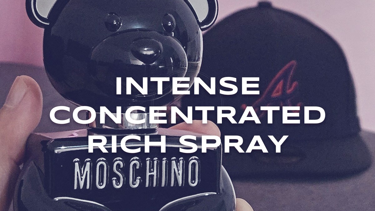 intense concentrated rich spray