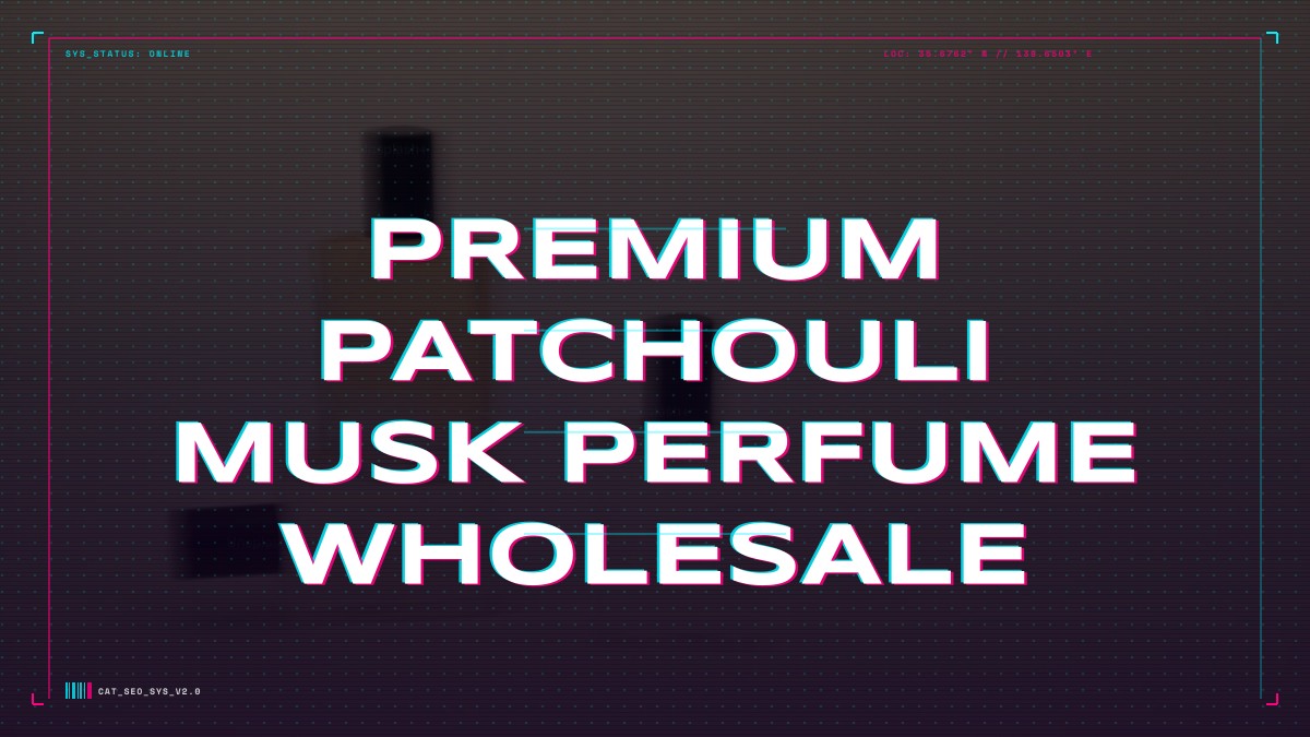 premium patchouli musk perfume wholesale