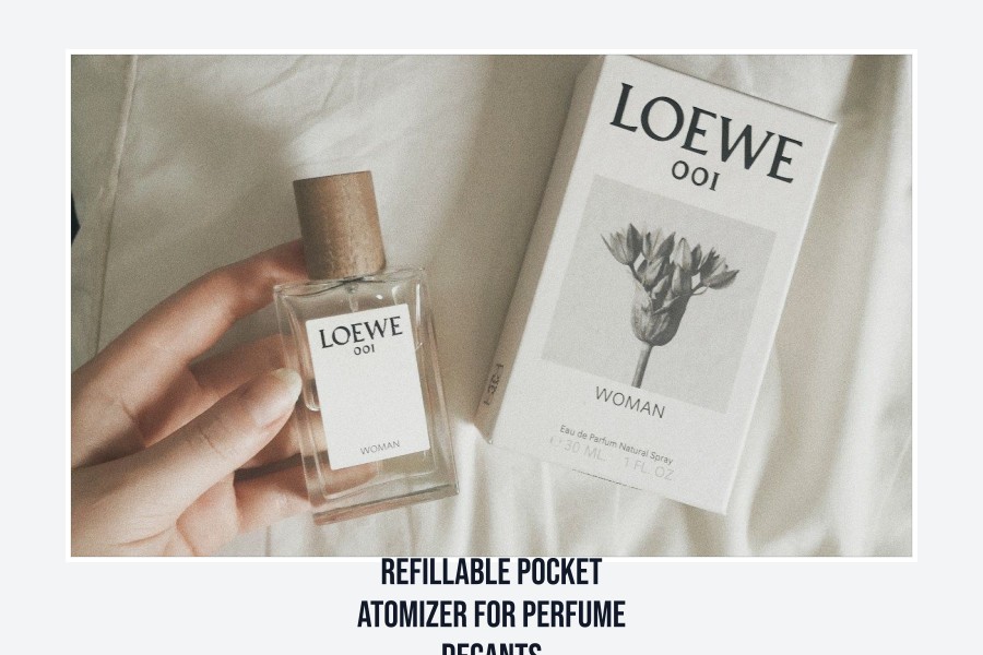 refillable pocket atomizer for perfume decants