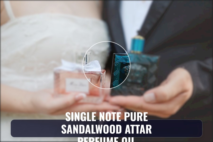 single note pure sandalwood attar perfume oil