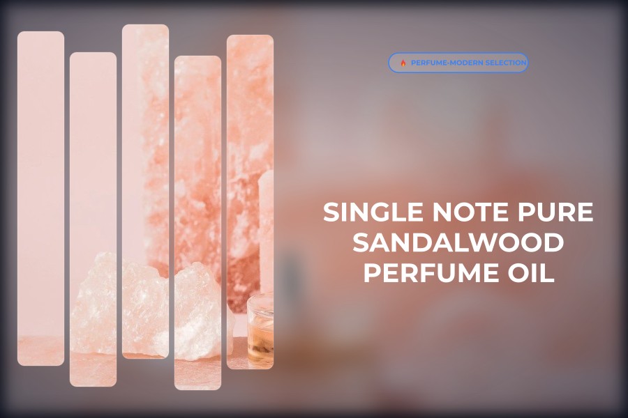 single note pure sandalwood perfume oil