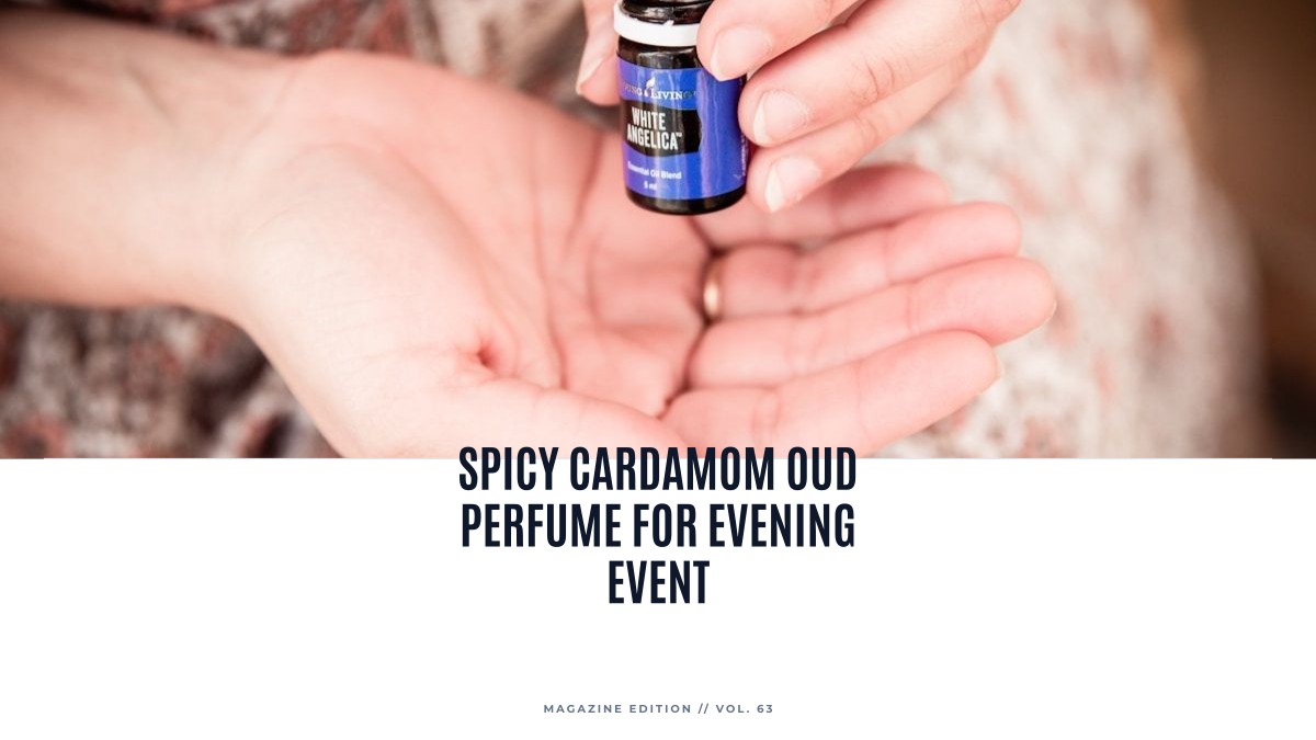 spicy cardamom oud perfume for evening event