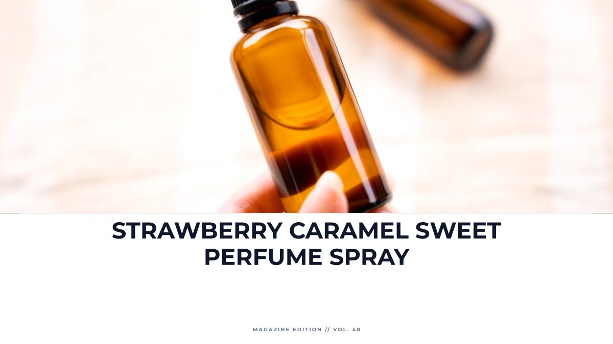strawberry caramel sweet perfume spray